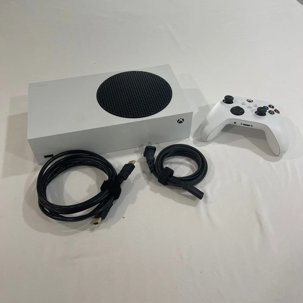 Microsoft Xbox Series S 364GB Console White Wireless Controller HDMI Cables Set